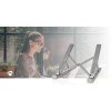 Nedis NBSTND100SI stojan pod notebook do 17", 6 poloh