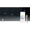 Nedis SmartLife chytrý vánoční závěs 3x3 m, 180 LED, venkovní IP65, barevný RGB (WIFILXC01C180)