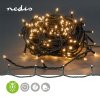 Nedis vánoční řetěz, 180 LED, 7 funkcí, 13.5 m, vnitřní/venkovní IP44, teplá bílá (CLLS180)