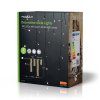 Nedis vánoční řetěz rampouchy, 180 LED, 7 funkcí, 5.9 m, vnitřní/venkovní IP44, teplá bílá (CLLC180)