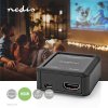 Nedis ACON3425AT převodník HDMI vstup - 1x TOSLINK + 1x coax RCA (S/PDIF) výstup, eARC, automatický