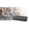 Digitální Audio Převodník | 2cestný | Vstupní konektor: DC Napájení / 1x vstup HDMI ™ | Výstupní konektor: 2x výstup HDMI ™ | eARC | Automatický | Antracit