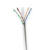Síťový kabel Roll | CAT6 | Drát | U/UTP | CCA | 100.0 m | Vnitřní | Kulatý | PVC | Šedá | Dárkový Box