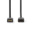 High Speed HDMI™ kabel s Ethernetem | Konektor HDMI ™ | HDMI ™ Zásuvka | 4K@60Hz | ARC | 18 Gbps | 3.00 m | Kulatý | PVC | Antracit | Box