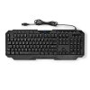 Wired Gaming Keyboard | USB-A | Membránové Keys | LED | QWERTZ | DE Rozložení Kláves | Délka napájecího kabelu: 1.30 m | Multimediální