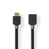 High Speed HDMI™ kabel s Ethernetem | Konektor HDMI ™ | HDMI ™ Zásuvka | 8K@60Hz | eARC | 48 Gbps | 1.00 m | Kulatý | PVC | Antracit | Box