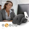 Nedis MSWS510BK ergonomická bezdrátová myš, 800-1600 dpi, 6 tlačítek, pro praváky
