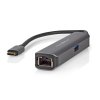 Nedis CCBW64220AT02 USB-C dokovací stanice 1x USB-C / 1x USB A / HDMI / Ethernet