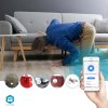 Nedis SmartLife chytrý bezdrátový Bluetooth vyhledávač/lokátor klíčů do 50 m (BTKF10WT)