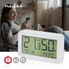 Nedis SmartLife ZigBee 3.0 chytrý snímač klimatických podmínek, LCD displej (ZBSC30WT)