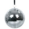 Disko zrcadlová koule basicXL (20 cm) - stříbrná