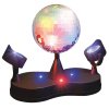 Zrcadlová disco koule 13 cm se 2 reflektory ED871727886521