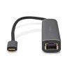 USB Multiport Adaptér | USB 3.2 Gen 1 | USB-C™ Zástrčka | HDMI ™ Zásuvka / RJ45 Zásuvka / 3x USB-A Zásuvka | 5 Gbps | 0.20 m | Kulatý | Pozlacené | PVC | Antracit | Box