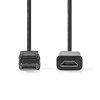Nedis propojovací kabel zástrčka DisplayPort - zástrčka HDMI, 1 m, černá (CCGL37100BK10)