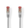 Nedis síťový kabel SF/UTP CAT6, zástrčka RJ45 - zástrčka RJ45, 10 m, šedá (CCGL85220GY100)