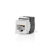 Nedis keystone RJ45, U/UTP, CAT6, samozářezový, ABS plast (CCGB89700BK)