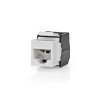 Nedis keystone RJ45, S/FTP, CAT6a, samozářezový, ABS plast (CCGB89710BK)