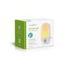Nedis LNLW10WT LED noční lampička do zásuvky s pohybovým senzorem, 0.55 W, 11 lm, teplá bílá