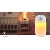 Nedis LNLW10WT LED noční lampička do zásuvky s pohybovým senzorem, 0.55 W, 11 lm, teplá bílá