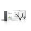 Nedis MMDOSGS110BK držák 2 monitorů s plynovou vzpěrou, full motion 15 - 32", 8 kg max.