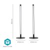 Nedis SmartLife stojací lampa Wi-Fi LED, 600 lm, RGBIC, teplá-studená bílá, 36 W, 2ks (WIFILD10RGBW)