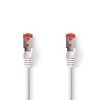 Nedis síťový kabel S/FTP CAT6, zástrčka RJ45 - zástrčka RJ45, 7.5 m, LSZH, bílá (CCGL85221WT75)