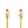 Nedis síťový kabel S/FTP CAT6, zástrčka RJ45 - zástrčka RJ45, 10 m, LSZH, žlutá (CCGL85221YE100)