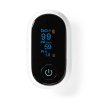 Nedis SmartLife chytrý pulzní oxymetr, OLED displej, perfuzní index, pulzní frekvence, rušení proti pohybu, saturace, sluchový alarm, vysoce přesný senzor (BTHOX10WT)