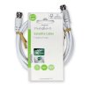Nedis anténní kabel zástrčka F - zástrčka F, 1 m, bílá (CSGL41000WT10)