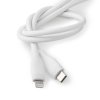 Lightning Kabel | USB 2.0 | Apple Lightning 8pinový | USB-C™ Zástrčka | 480 Mbps | Poniklované | 1.50 m | Kulatý | Silikonový | Bílá | Box