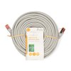 Nedis síťový kabel SF/UTP CAT6, zástrčka RJ45 - zástrčka RJ45, 15 m, šedá (CCGL85220GY150)