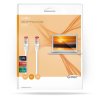 Cat 6a kabel | S / FTP | RJ45 Zástrčka | RJ45 Zástrčka | 10.00 m | Kulatý | LSZH | Bílá | Box