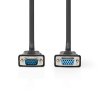 Nedis prodlužovací kabel VGA zástrčka - VGA zásuvka, 5 m, černý (CCGL59100BK50)