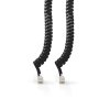 Nedis telefonní propojovací kabel zástrčka RJ10 - zástrčka RJ10, kroucený, 2 m, černá (TCGB90100BK20)