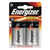 Alkalická baterie Energizer Max D/LR20 1.5V, 2ks, EN-E300129200
