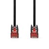 Nedis nestíněný síťový kabel U/UTP CAT6, zástrčka RJ45 - zástrčka RJ45, 15 m, černá (CCGL85200BK150)