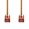 Nedis síťový kabel S/FTP CAT6, zástrčka RJ45 - zástrčka RJ45, 2 m, LSZH, oranžová (CCGL85221OG20)