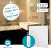 Nedis SmartLife chytrý WiFi infračervený topný panel, 350 W, dálkové ovládání, IP44, bílá (HTIP350WTW)