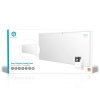 Nedis SmartLife chytrý WiFi infračervený topný panel, 700 W, dálkové ovládání, IP44, bílá (HTIP700WTW)