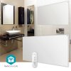 Nedis SmartLife chytrý WiFi infračervený topný panel, 700 W, dálkové ovládání, IP44, bílá (HTIP700WTW)