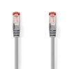 Nedis síťový kabel S/FTP CAT6, zástrčka RJ45 - zástrčka RJ45, 0.5 m, LSZH, šedá (CCGL85221GY05)