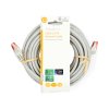 Nedis síťový kabel S/FTP CAT6, zástrčka RJ45 - zástrčka RJ45, 10 m, LSZH, šedá (CCGL85221GY100)