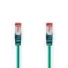 Nedis síťový kabel S/FTP CAT6, zástrčka RJ45 - zástrčka RJ45, 2 m, LSZH, zelená (CCGL85221GN20)