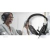 Nedis CHST210BK uzavřená sluchátka s mikrofonem, kabel 1.8 m, černá