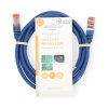 Nedis síťový kabel S/FTP CAT6, zástrčka RJ45 - zástrčka RJ45, 2 m, LSZH, modrá (CCGL85221BU20)