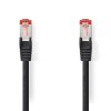 Nedis síťový kabel S/FTP CAT6, zástrčka RJ45 - zástrčka RJ45, 1.5 m, LSZH, černá (CCGL85221BK15)