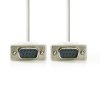 Nedis sériový kabel zástrčka D-Sub 9-pin - zástrčka D-Sub 9-pin, 2 m, slonovinová (CCGL52000IV20)