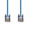 Síťový kabel CAT5e | SF / UTP | RJ45 Zástrčka | RJ45 Zástrčka | 15.0 m | Kulatý | PVC | Modrá | Label