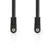 Nedis A/V kabel zástrčka Jack 4-pin 3.5 mm - zástrčka Jack 4-pin 3.5 mm, 2 m (CVGL22000BK20)