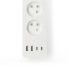 SmartLife Prodlužovací Přívod | Wi-Fi | Francie / Typ E (CEE 7/6) / USB A / USB-C ™ | 16 A | 3680 W | 2.00 m | 0 - 55 °C | Android™ / IOS | Bílá